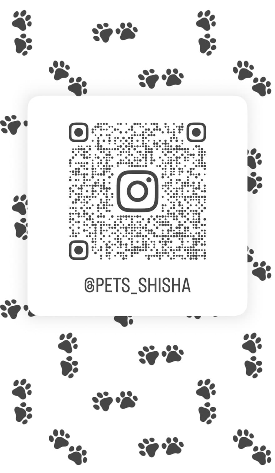 PETS SHISHA 公式 Instagram QRコード